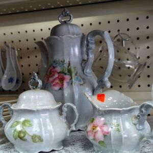 Floral Porcelain Tea Set